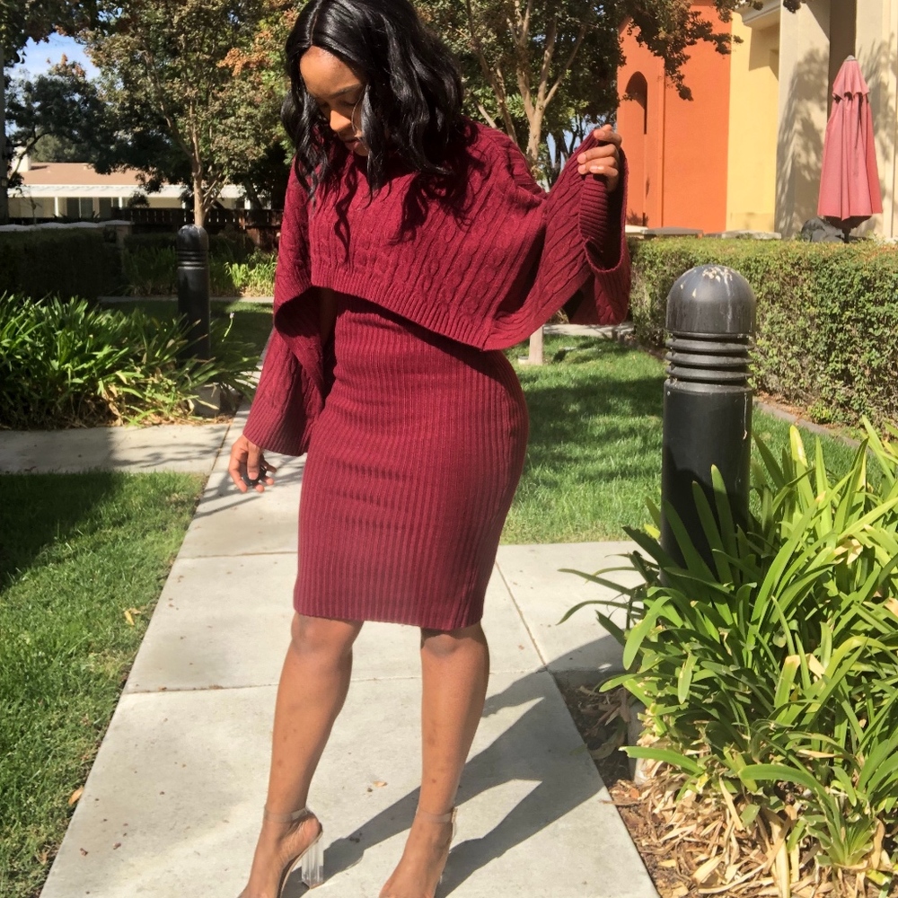 Sweater Dress Set